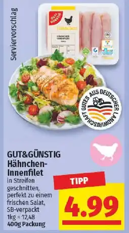 NP Discount GUT&GÜNSTIG Hähnchen Innenfilet Angebot