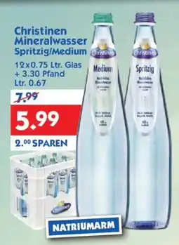 Hol'ab Getränkemarkt Christinen Mineralwasser Angebot