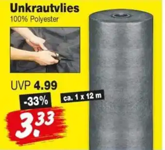 Repo Markt Unkrautvlies Angebot