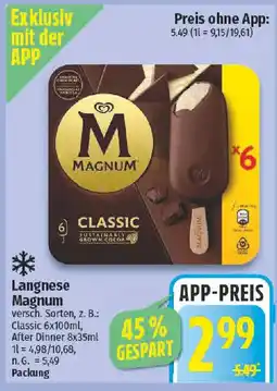 NP Discount Langnese Magnum Angebot