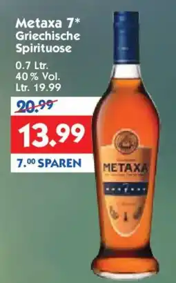 Hol'ab Getränkemarkt Metaxa 7 Griechische Spirituose Angebot
