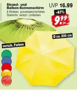 Repo Markt Strand- und Balkon-Sonnenschirm Angebot