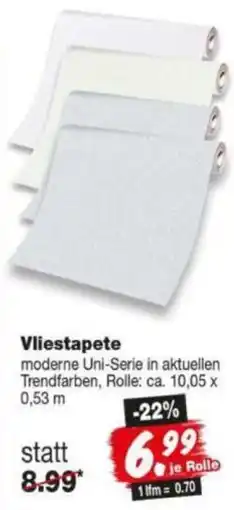 Repo Markt Vliestapete Angebot
