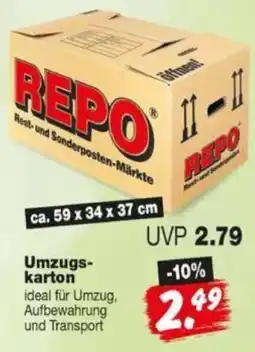 Repo Markt Umzugskarton Angebot
