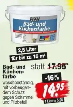 Repo Markt SUPER NOVA Bad- und Küchenfarbe Angebot