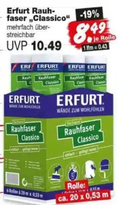 Repo Markt Erfurt Rauhfaser,,Classico" Angebot