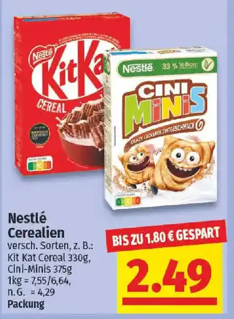 NP Discount Nestlé Cerealien Angebot