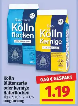 NP Discount Kölln Blütenzarte oder kernige Haferflocken Angebot