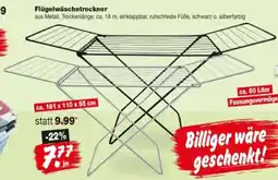 Repo Markt Flügelwäschetrockner Angebot