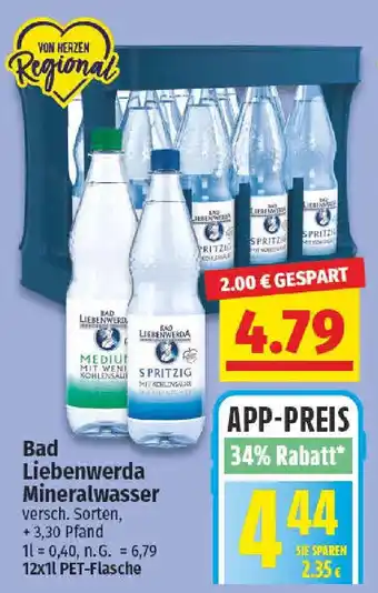 NP Discount Bad Liebenwerda Mineralwasser Angebot