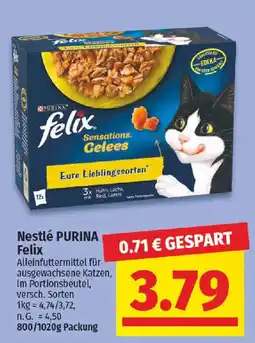 NP Discount Nestlé PURINA Felix Angebot