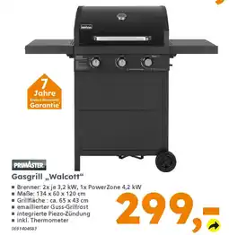 Globus Baumarkt PRIMASTER Gasgrill,,Walcott" Angebot