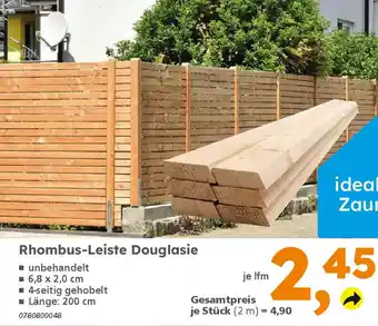 Globus Baumarkt Rhombus-Leiste Douglasie Angebot