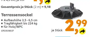 Globus Baumarkt Terrassensockel Angebot