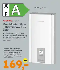 Globus Baumarkt THERMOFLOW Durchlauferhitzer ,,Thermoflow Elex Angebot