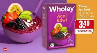 REWE Kaufpark Wholey Açaí Bowl Angebot