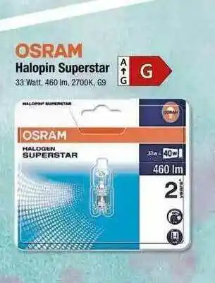 V Markt Osram Halopin Superstar Angebot