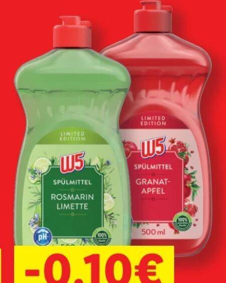 W5 Splmittel 0.5 l Angebot bei Lidl