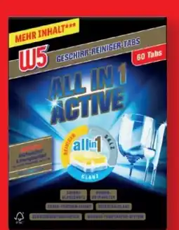Lidl W5 Geschirr-Reiniger-Tabs All-in-1 Angebot