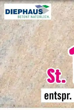 Hornbach Diephaus Terrassenplatte iStone Alive Angebot