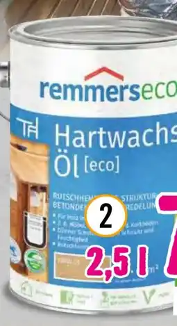 Hornbach Remmers Hartwachs-Öl Eco Angebot