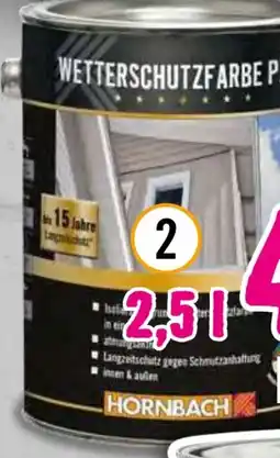 Hornbach Hornbach Wetterschutzfarbe Plus Angebot