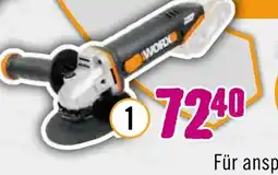Hornbach Worx Akku-Winkelschleifer WX800.9 Angebot