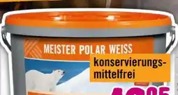 Hornbach Hornbach Wandfarbe Meister Polarweiss Plus Angebot