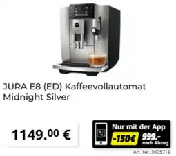 MediaMarkt JURA E8 (ED) Kaffeevollautomat Midnight Silver Angebot