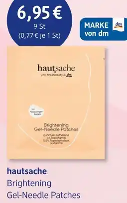 dm drogerie hautsache Brightening Gel-Needle Patches Angebot