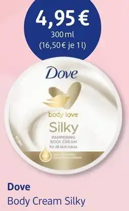 dm drogerie Dove Body Cream Silky Angebot