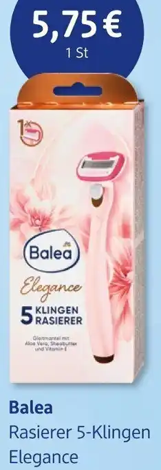 Balea Rasierer 5-Klingen Elegance Angebot bei dm drogerie