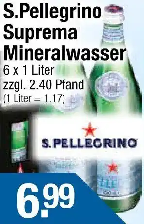 Getränke City S.Pellegrino Suprema Mineralwasser Angebot