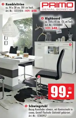 Möbel Mahler Kombivitrine Angebot