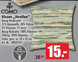 Möbel Mahler Como kissen streifen Angebot