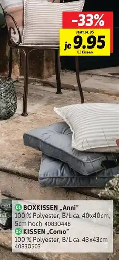 SCONTO Boxkissen anni Angebot