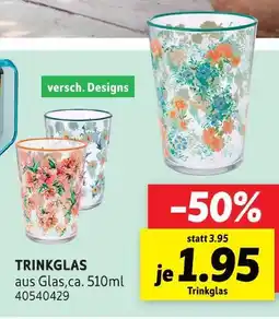 SCONTO Trinkglas Angebot