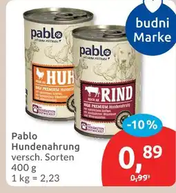 Budni Pablo hundenahrung Angebot