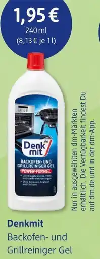 dm drogerie Denkmit Backofen- und Grillreiniger Gel Angebot