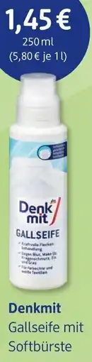 dm drogerie Denkmit Gallseife mit Softbürste Angebot