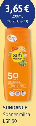 dm drogerie SUNDANCE Sonnenmilch LSF 50 Angebot