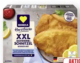 Edeka Edeka Herzstücke Schweineschnitzel XXL Wiener Art Angebot