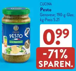 Aldi Süd CUCINA Pesto Angebot