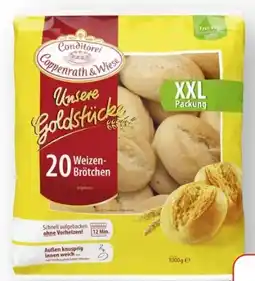 Edeka Coppenrath & Wiese Unsere Goldstücke Weizenbrötchen XXL Angebot