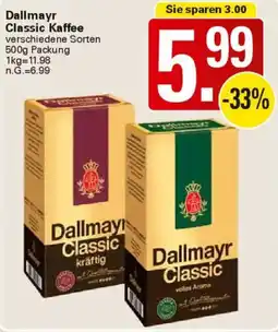 WEZ Dallmayr Classic Kaffee Angebot