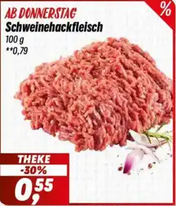 Simmel AB DONNERSTAG Schweinehackfleisch Angebot