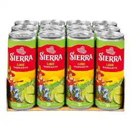 Netto Marken-Discount Sierra Lime Margarita 10 % Vol 0,25 Liter, 12er Pack Angebot