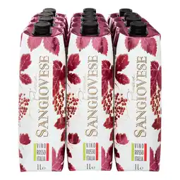 Netto Marken-Discount Piacere Sangiovese Italien Rotwein trocken 11,0 % vol 1 Liter, 12er Pack Angebot