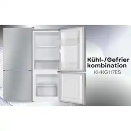Netto Marken-Discount PKM Kühlgefrierkombination KHKG117ES Silber, 117 L – 4-Sterne-Gefrierfach, LED, 39 dB Angebot