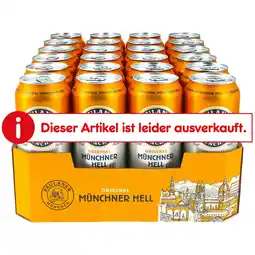 Netto Marken-Discount Paulaner Münchner Hell 4,9 % vol 0,5 Liter Dose, 24er Pack Angebot